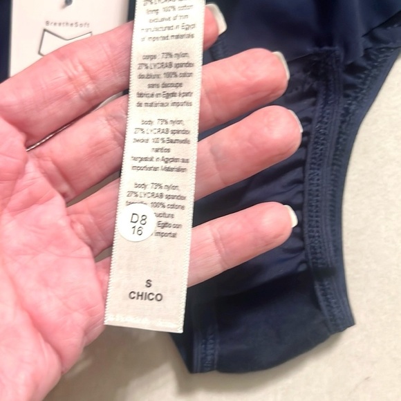 ⭐️NWT,HANKY PANK, BREATHESOFT HI-RISE THONG, Navy Blue, Size Small - Picture 7 of 14